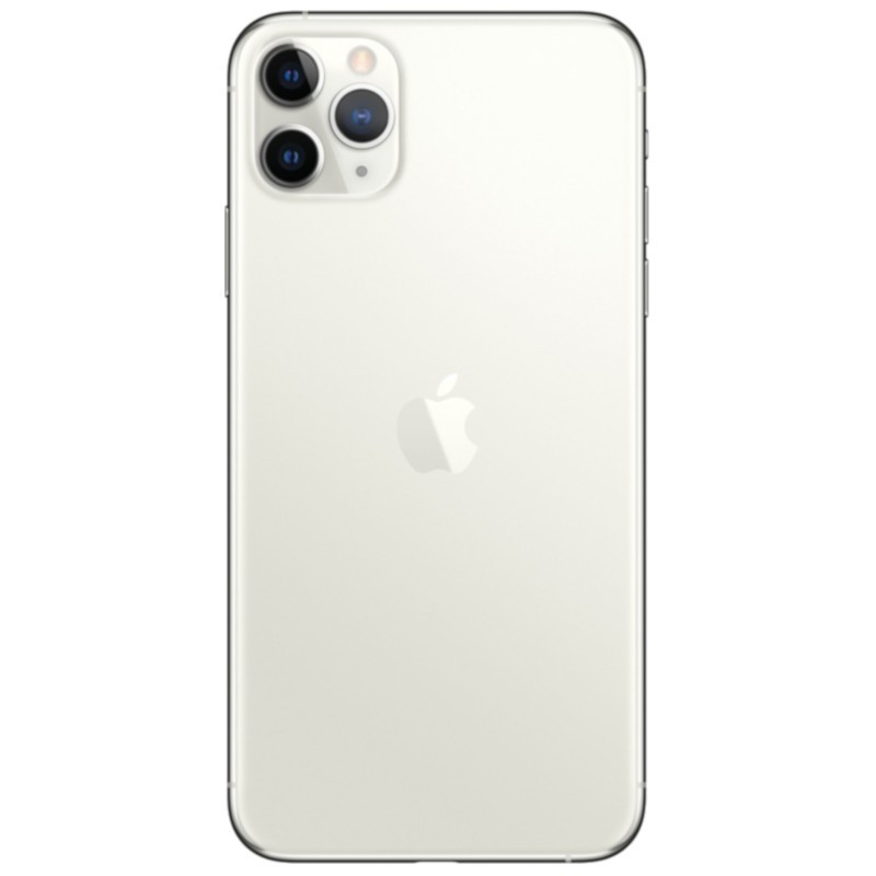 iPhone 11 Pro 256GB plata reacondicionado estado premium con triple cámara trasera, pantalla OLED borde a borde y acabado metálico elegante