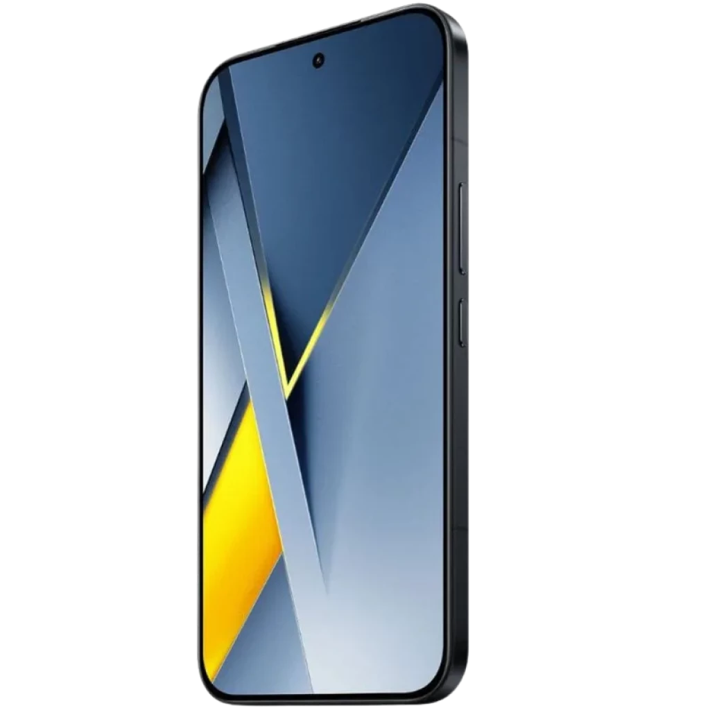 Xiaomi Poco F8 Ultra 5G 12GB/256GB Negro con pantalla casi sin bordes, cámara frontal en orificio central, laterales planos y cuerpo negro elegante