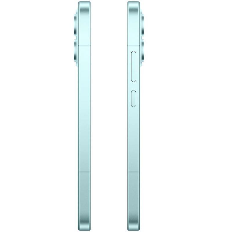 Xiaomi Poco F8 Pro 5G 12GB/512GB Azul con pantalla bezel‑less, módulo de cámara trasera triple y acabado azul metalizado; logo HyperOS en display