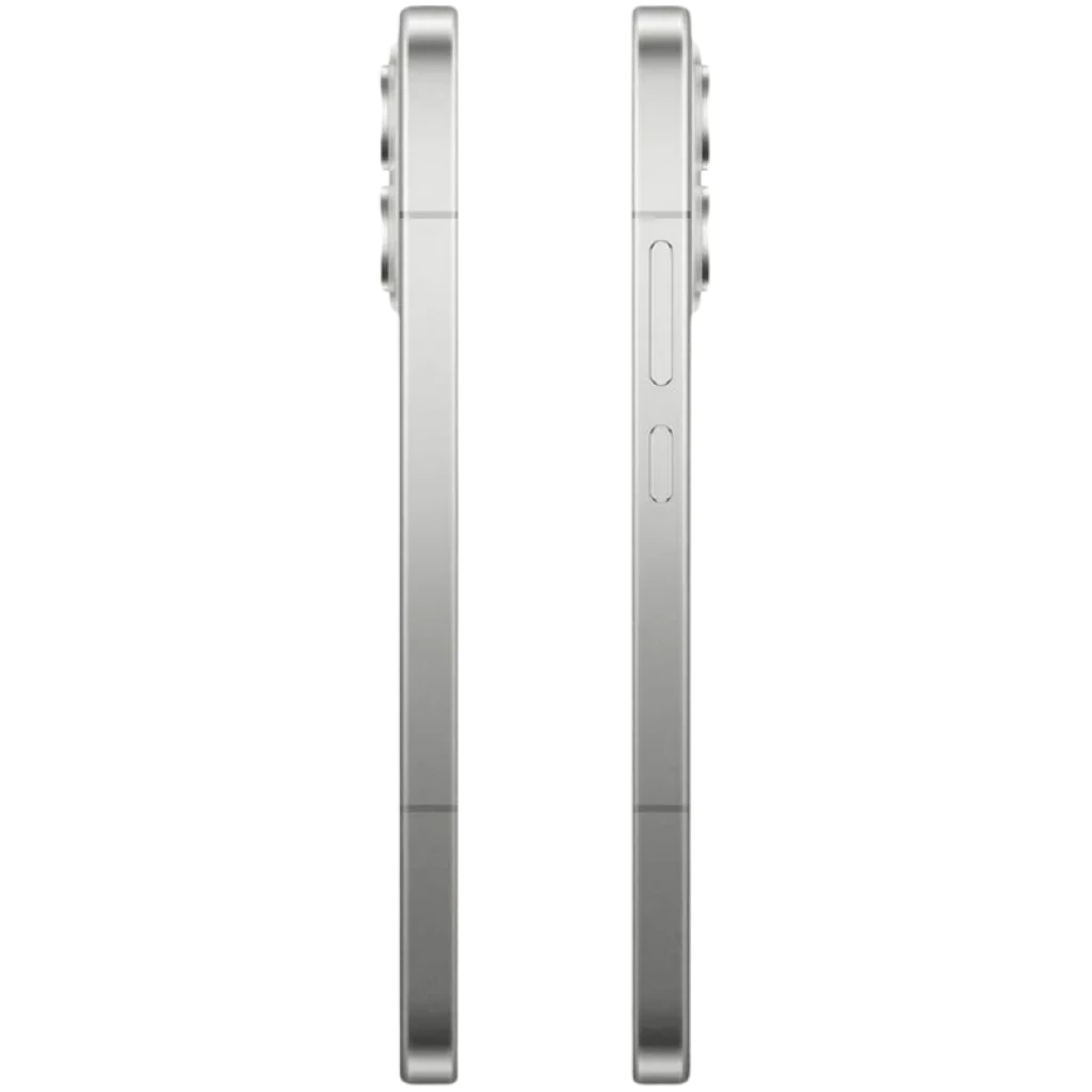 Xiaomi Poco F8 Pro 5G 12GB/256GB Plata, vista lateral en plata con marco metálico recto, botón de encendido y módulo de cámaras traseras prominente