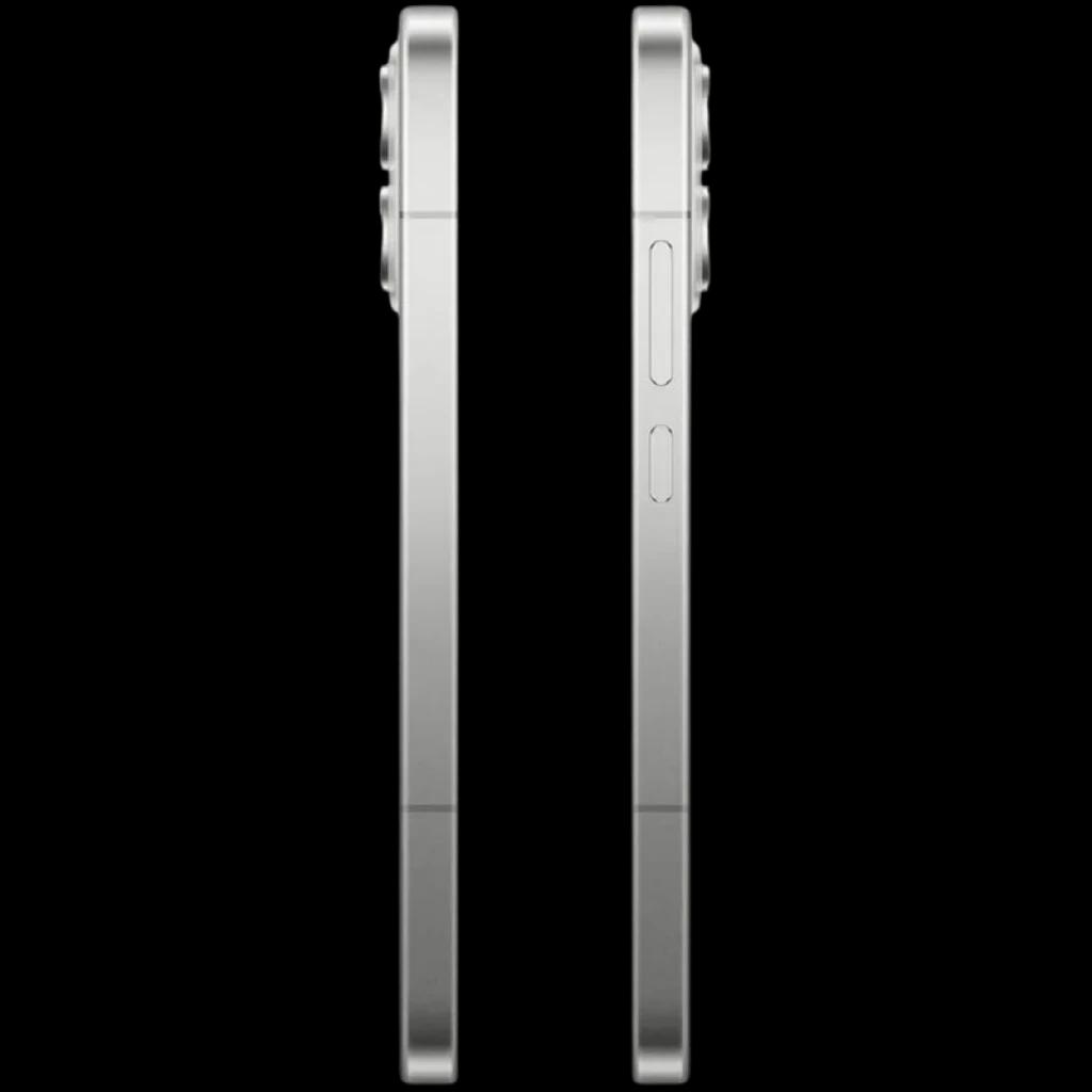 Xiaomi Poco F8 Pro 5G 12GB/256GB Plata, vista lateral en plata con marco metálico recto, botón de encendido y módulo de cámaras traseras prominente