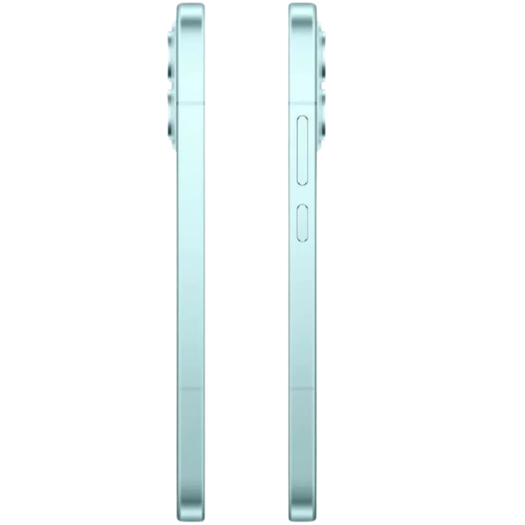 Xiaomi Poco F8 Pro 5G 12GB/256GB Azul con bordes planos metálicos, perfil delgado, módulo de cámara trasera prominente y botones laterales alineados