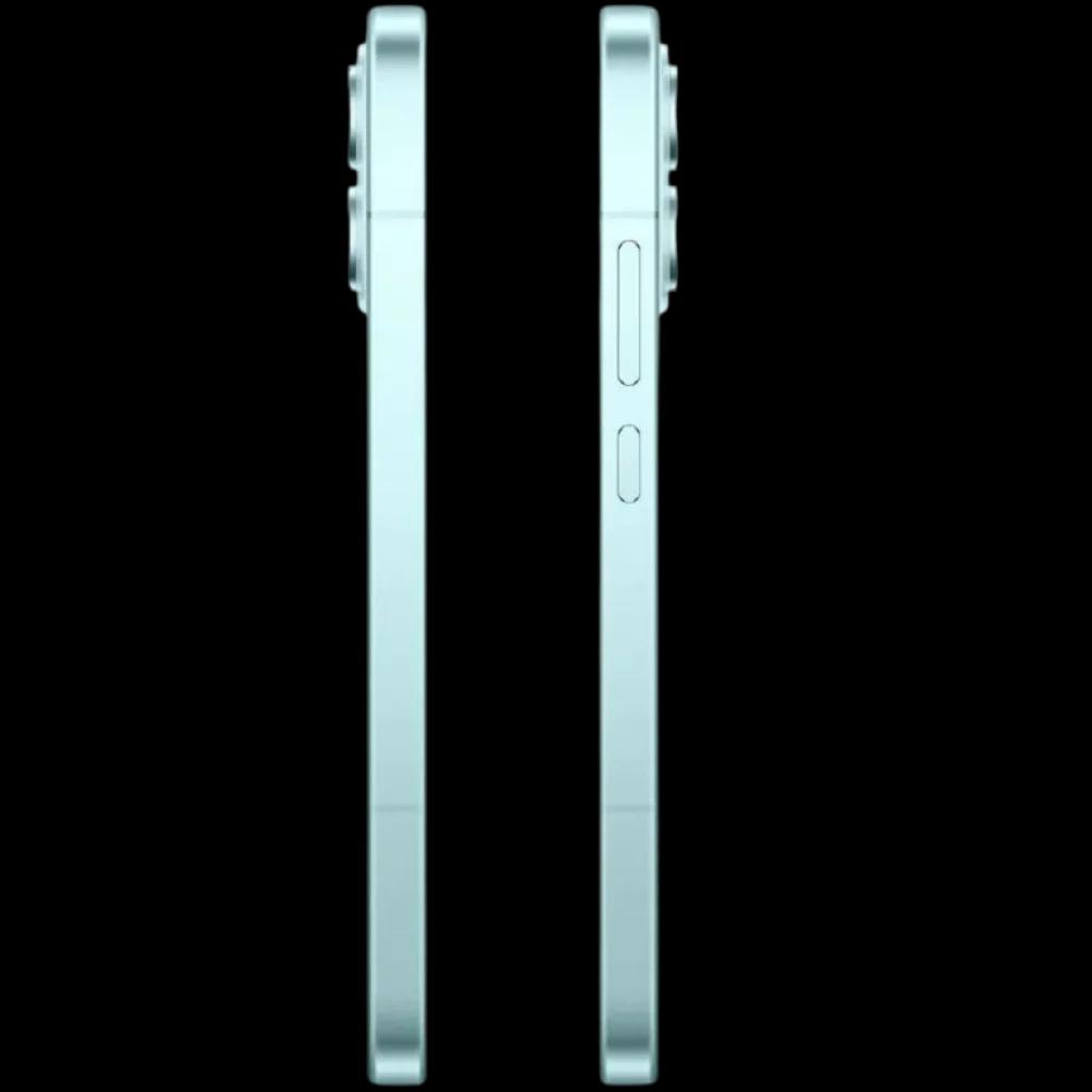 Xiaomi Poco F8 Pro 5G 12GB/256GB Azul con bordes planos metálicos, perfil delgado, módulo de cámara trasera prominente y botones laterales alineados