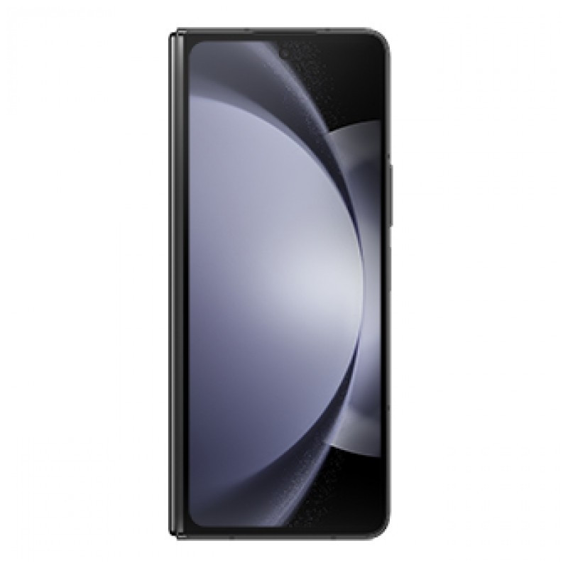 Samsung Galaxy Z Fold5 5G negro renovado en excelente estado, pantalla interna grande sin biseles visibles, borde lateral fino y diseño plegable elegante