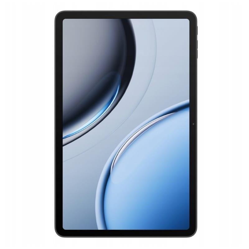 Oscal Pad 100 12 pulgadas en gris, pantalla amplia con bordes delgados, frontal minimalista y cámara frontal centrada; diseño moderno para WiFi y 4G