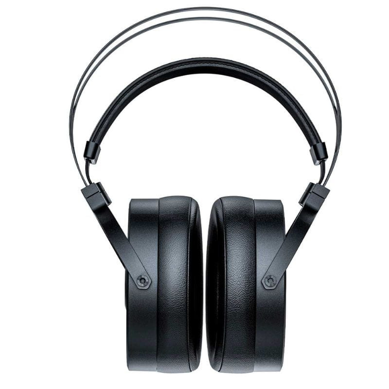 FiiO FT5 Auriculares Hi‑Fi Planar magnéticos con cable, diadema doble metálica, copas grandes acolchadas en negro y diseño circumaural robusto y elegante