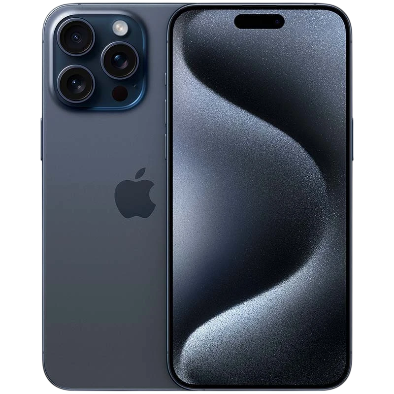 iPhone 15 Pro Max 5G 512Go Titane Bleu Renewed - État Excellent