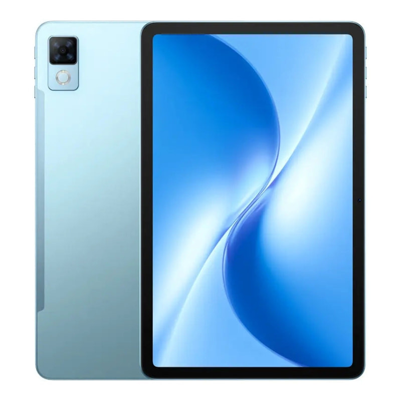 Doogee U12 VIP Edition 12 6GB/128GB WiFi Azul com tela ampla de bordas finas, acabamento azul fosco e câmera traseira quadrada com flash