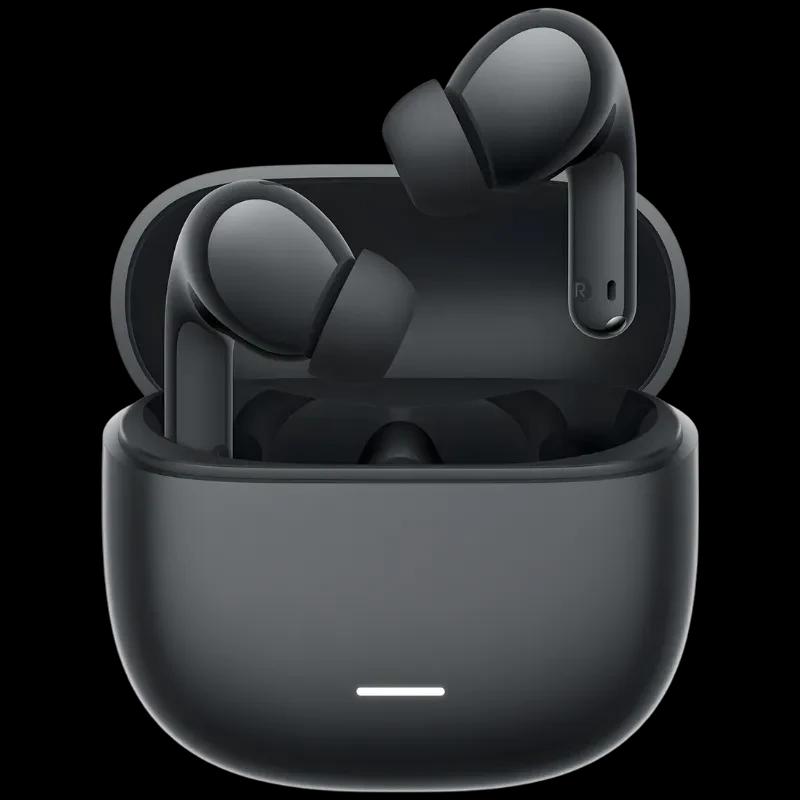 Xiaomi Redmi Buds 8 Lite Negro con estuche de carga mate, diseño in-ear con puntas de silicona, acabado brillante en los auriculares y luz LED frontal en el