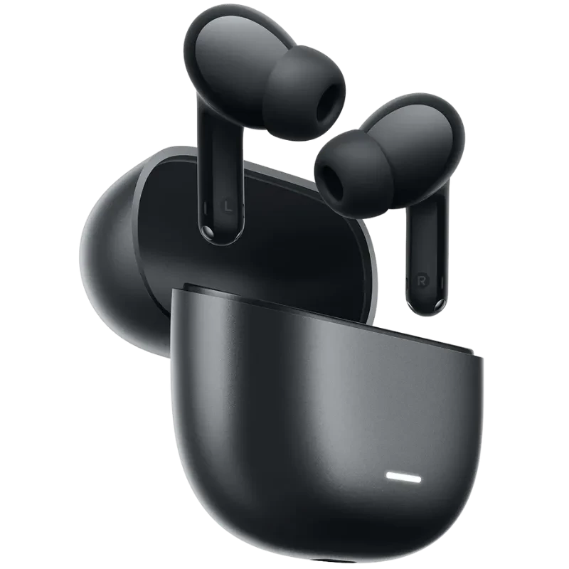 Xiaomi Redmi Buds 8 Lite Negro: audífonos in-ear con puntas de silicona, acabado mate, vástagos cortos y estuche compacto con indicador LED en la parte