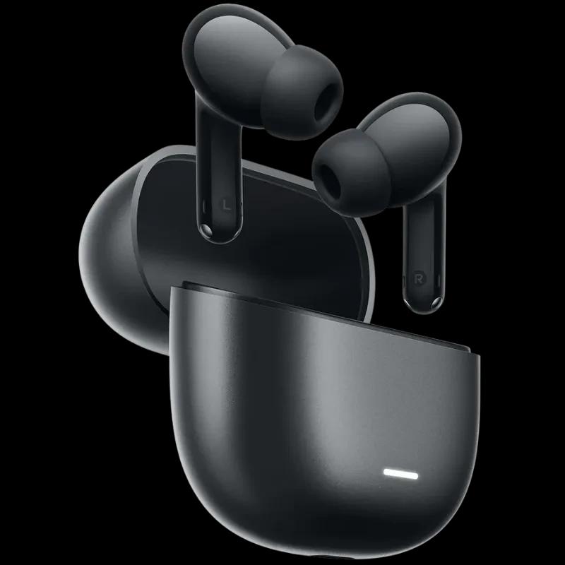 Xiaomi Redmi Buds 8 Lite Negro: audífonos in-ear con puntas de silicona, acabado mate, vástagos cortos y estuche compacto con indicador LED en la parte