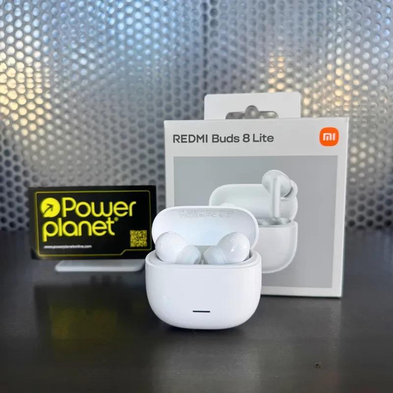 Xiaomi Redmi Buds 8 Lite Blanco: auriculares intraurales con estuche de carga compacto y acabado brillante, diseño minimalista y luz LED frontal