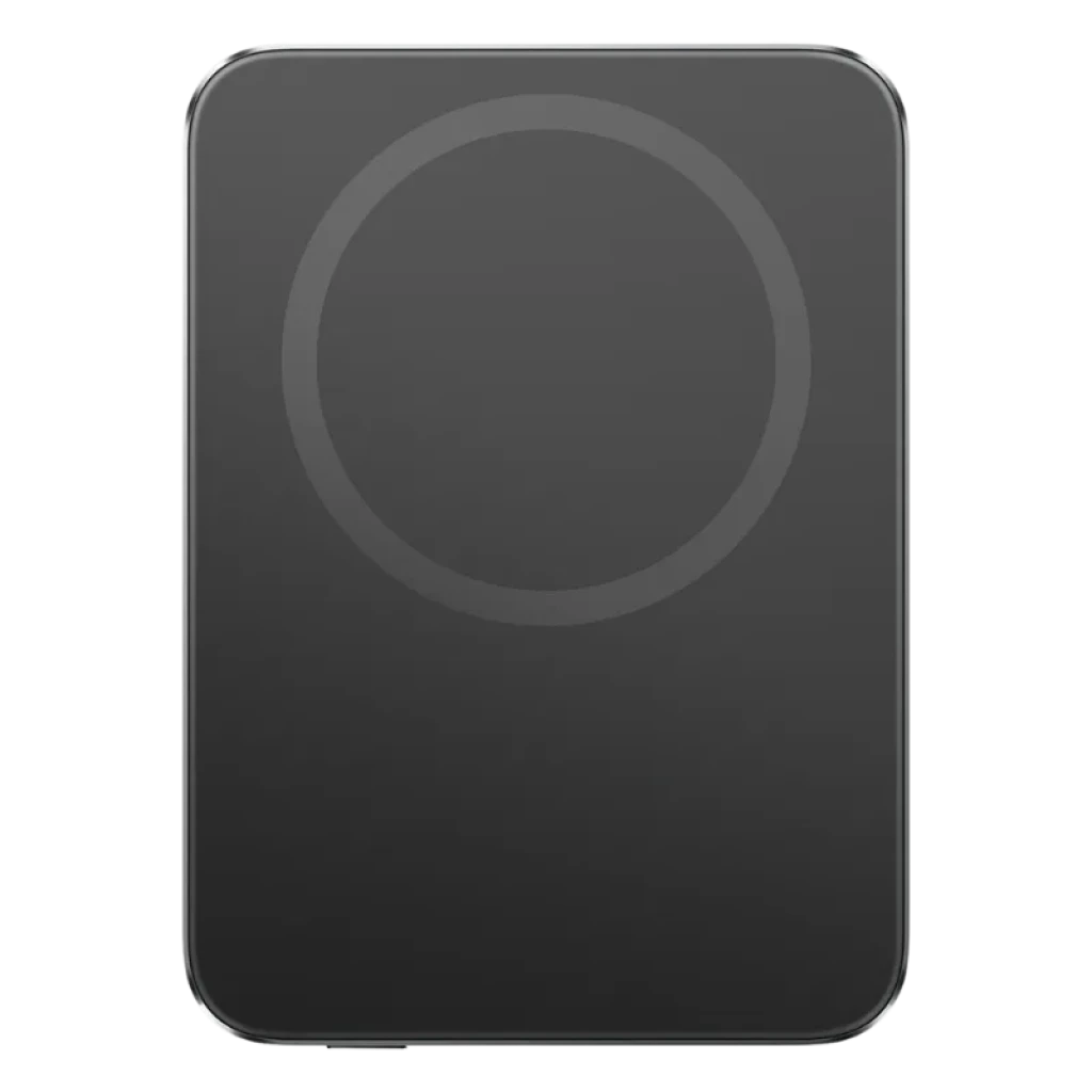 Xiaomi UltraThin Magnetic Power Bank 5000 15W Negro 5000 mAh, diseño ultradelgado negro mate con anillo magnético centrado y bordes redondeados