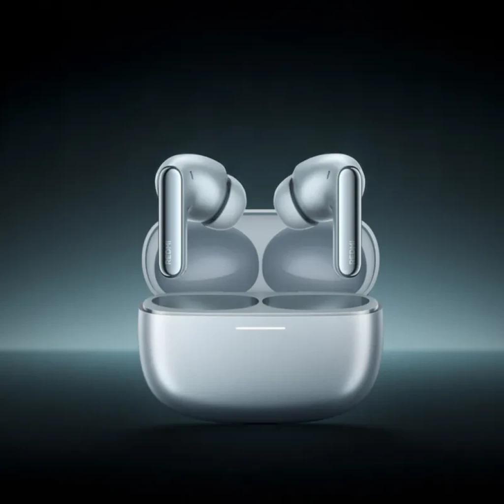 Xiaomi Redmi Buds 8 Pro ANC Negro: auriculares in-ear con puntas de silicona, vástagos metálicos y estuche compacto mate con luz LED frontal