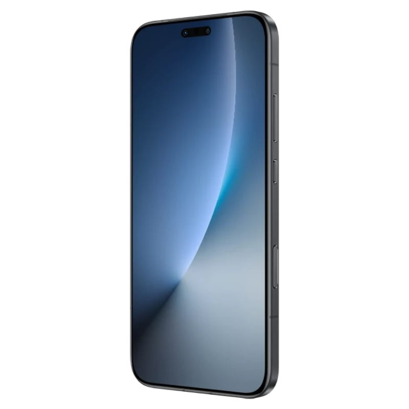 Honor Magic 8 Pro 5G 12GB/512GB Preto com tela grande bordas finas, recorte frontal central para câmera, corpo preto fosco e laterais planas com botões à