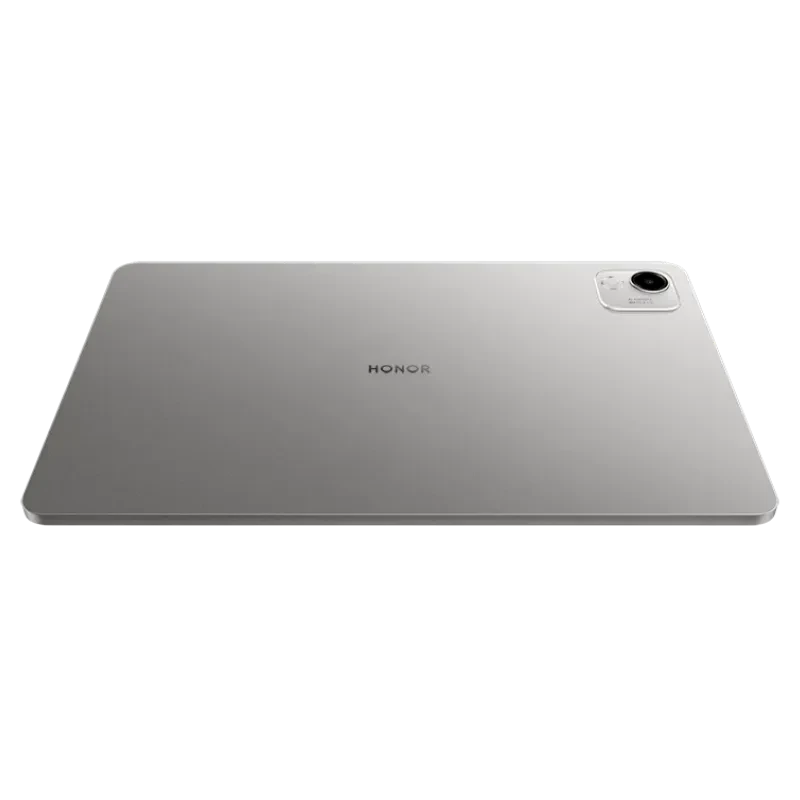Honor Pad X9a gris con trasera metálica, cámara trasera en módulo rectangular, bordes finos y diseño delgado; pantalla 11 pulgadas, 4G, 128 GB, 6 GB RAM