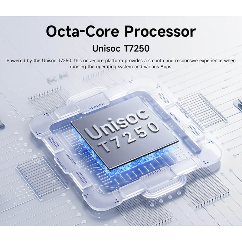 Ulefone RugKing 4 Pro 8Go/256Go Noir avec processeur octa core Unisoc T7250, puce centrale sur carte mère futuriste, design technique et robuste