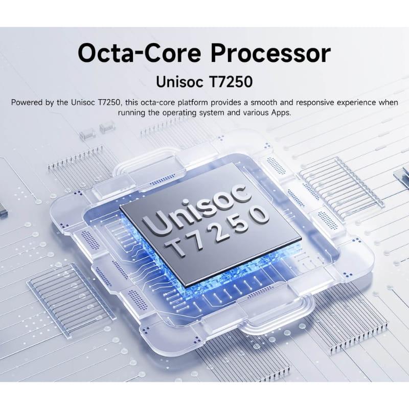 Ulefone RugKing 4 Pro 8Go/256Go Noir avec processeur octa core Unisoc T7250, puce centrale sur carte mère futuriste, design technique et robuste