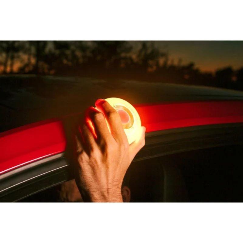 Help Flash IOT Plus branca, luz de emergência potente 150 candelas, fixação magnética no carro, visível ao anoitecer, homologada DGT 3.0 geolocalizável