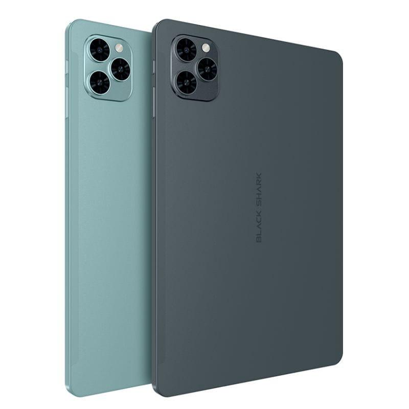 Black Shark Pad SE 10,1 6GB/128GB WiFi Negro y verde, diseño metálico delgado, doble cámara trasera con módulos triples, bordes rectos y acabado mate