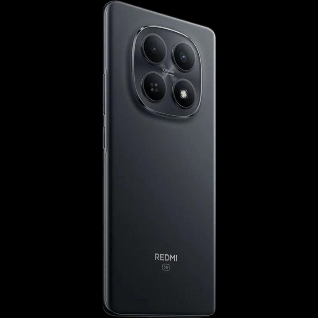 Xiaomi Redmi Note 15 5G 8GB/256GB Preto com traseira fosca e módulo de câmera quádrupla em ilha elevada; logo Redmi 5G discreto na base