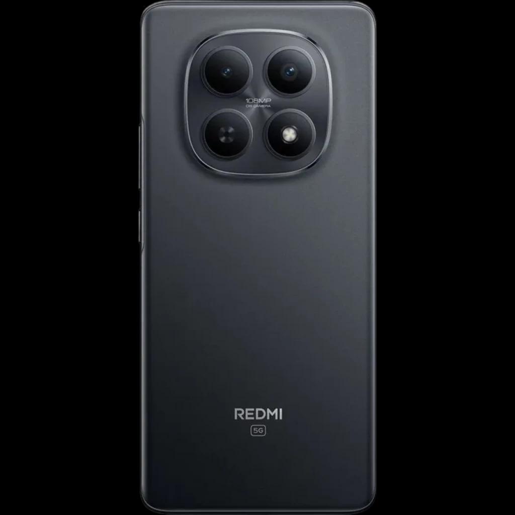 Xiaomi Redmi Note 15 5G 8GB/256GB Preto com traseira fosca e módulo de câmera tripla circular elevado, flash integrado e logo Redmi na parte inferior