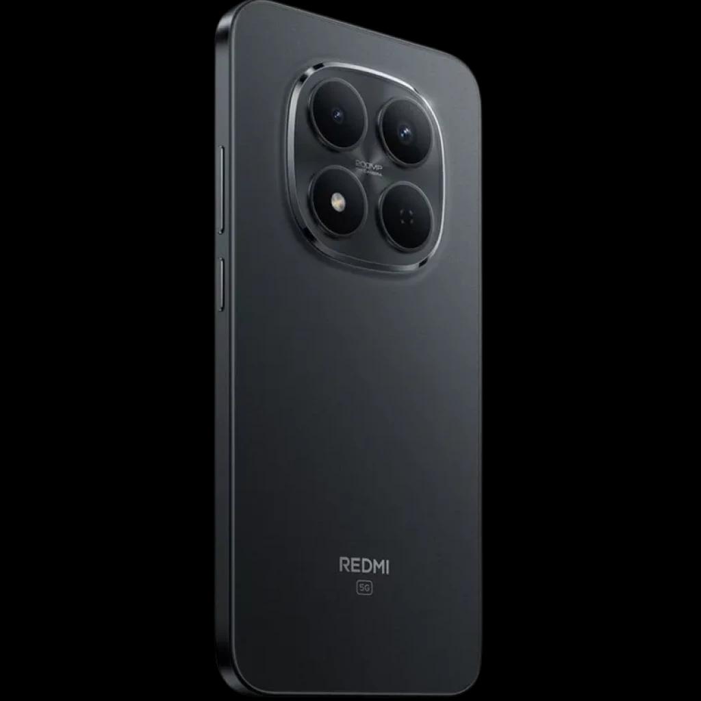 Xiaomi Redmi Note 15 Pro 5G 8GB/256GB Preto com traseira fosca, módulo de câmera quadrado com três lentes grandes e flash, laterais retas elegantes