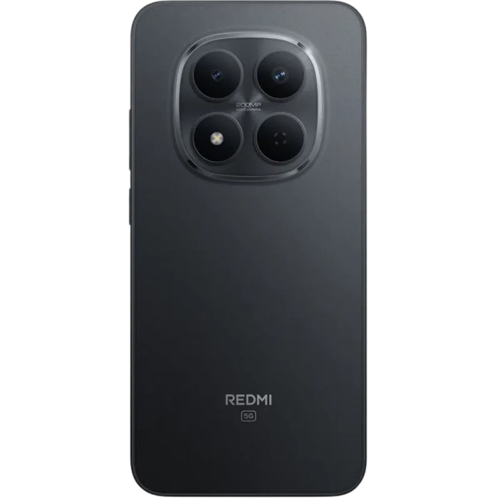 Xiaomi Redmi Note 15 Pro 5G 8GB/256GB Preto com traseira fosca e módulo de câmera quadrado elevado com quatro lentes grandes e flash discreto