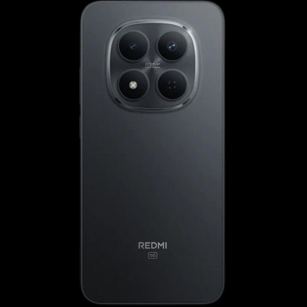 Xiaomi Redmi Note 15 Pro 5G 8GB/256GB Preto com traseira fosca e módulo de câmera quadrado elevado com quatro lentes grandes e flash discreto