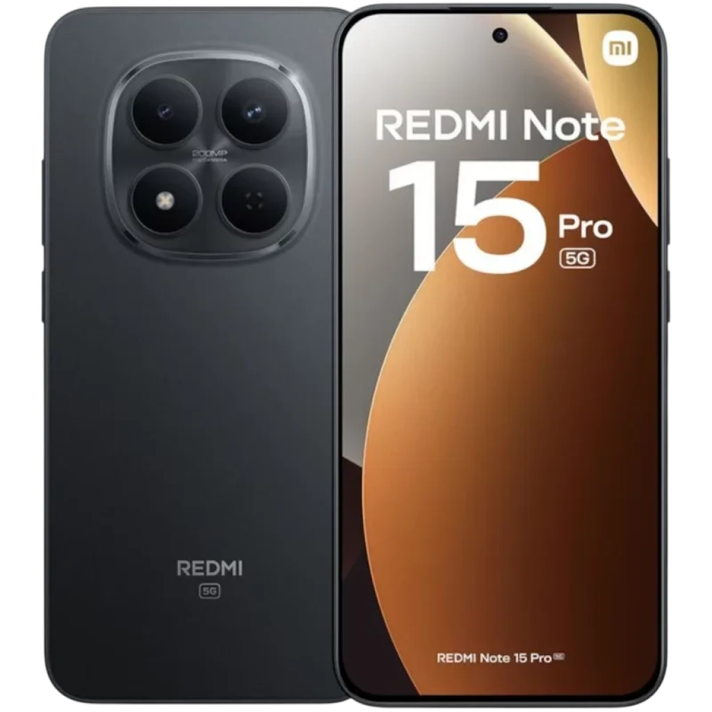 Xiaomi Redmi Note 15 Pro 5G 512 Go Noir Écran 6,83 pouces 8 Go de RAM jusqu'à 120 Hz