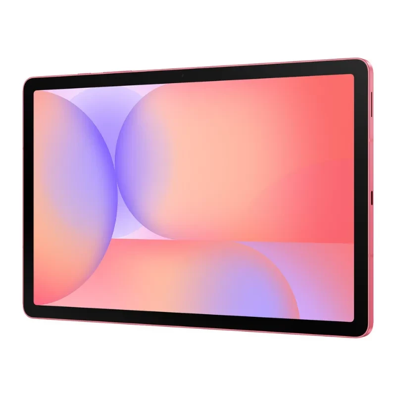 Vista a 45 grados de la Samsung Galaxy Tab S10 Lite con pin de carga USB-C a la vista
