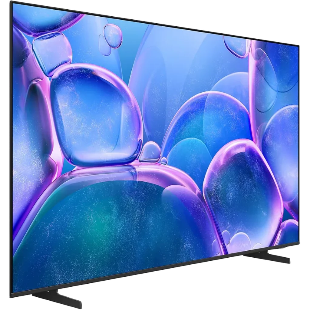 Samsung UE65U7022FK 65 Crystal UHD 4K com ecrã bezel‑less, cores vivas e alto contraste HDR10+, suporte a Tizen e Gaming Hub, design fino elegante