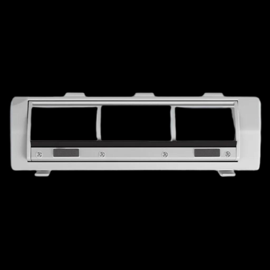 Cubierta para Cepillo principal de Xiaomi Robot Vacuum X20 S40C H40 en plástico blanco, rectangular, con ventanas abiertas y tornillos frontales visibles