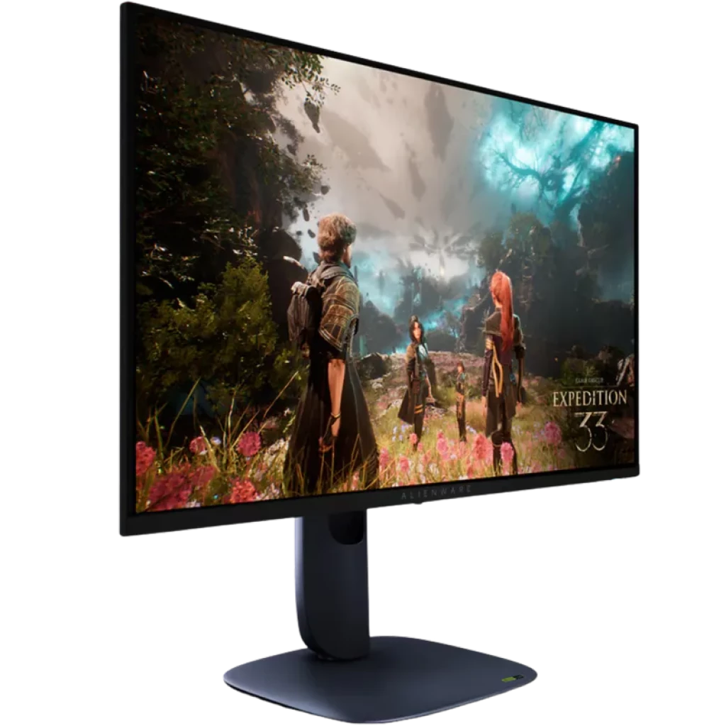 Monitor DELL Alienware AW2725Q 27 pulgadas 4K QD-OLED 240 Hz con biseles delgados, soporte ajustable, colores vivos y contraste profundo para gaming