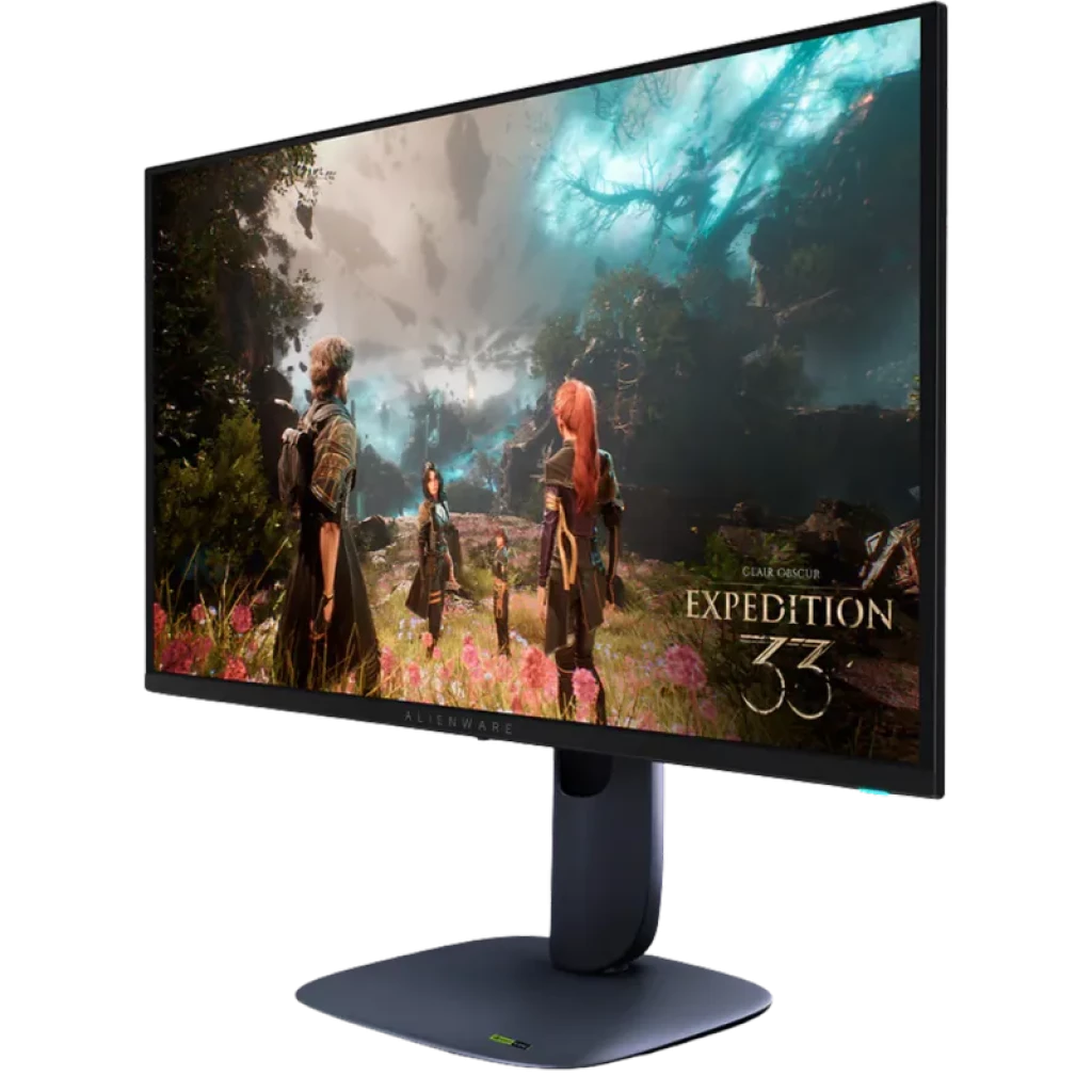 Monitor DELL Alienware AW2725Q 27 pulgadas 4K QD‑OLED 240 Hz con biseles delgados, soporte ajustable y certificación G‑SYNC, imagen vibrante y nítida