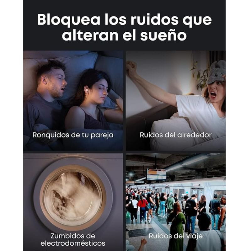 Soundcore Sleep A30 Auriculares para dormir Mist Green com design compacto intra-auricular, estojo circular e foco em bloquear ruídos para sono tranquilo