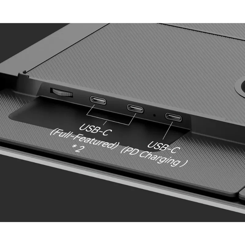 Monitor portátil Blackview SCM8 15.3 IPS Full HD 60 Hz con triple USB C dos full featured y uno PD charging diseño delgado con tapa trasera texturizada