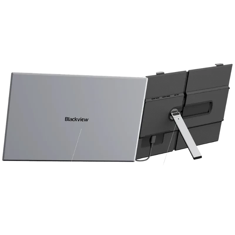 Blackview SCM8 15.3" IPS Full HD 60Hz, monitor portátil doble que se acopla a laptop, bisagra ajustable, panel sin bordes, colores vivos y diseño delgado
