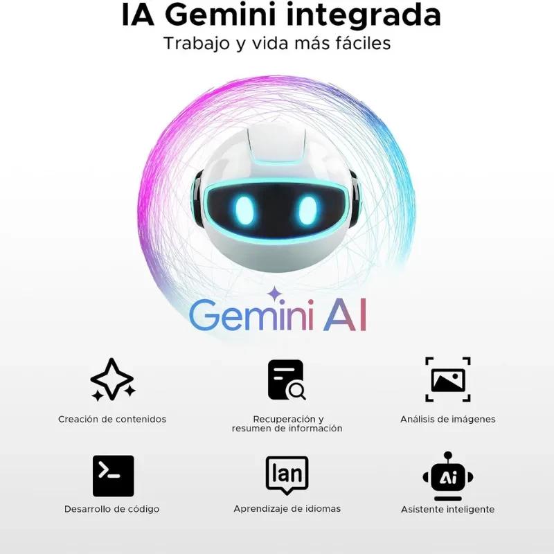 Doogee Tab A9 Pro+ 128GB Negro VIP Edition con IA Gemini integrada, pantalla 11 pulgadas, 6 GB RAM; creación de contenidos, análisis de imágenes y asistente