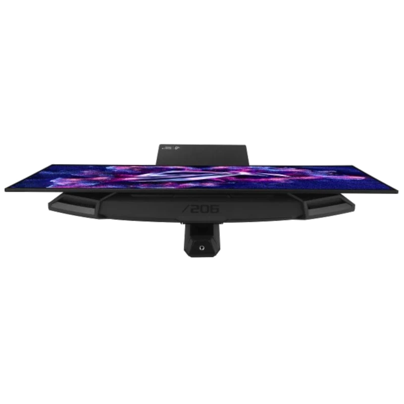 Monitor ASUS ROG Strix XG27AQWMG 27 QHD com painel WOLED fino, taxa de 280Hz, suporte FreeSync e design gamer com base robusta e bordas ultrafinas