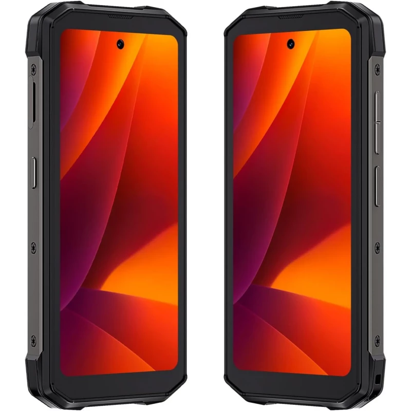 Cubot KingKong Mini 4 256GB negro-gris, smartphone rugerizado compacto con marco robusto, pantalla con biseles reforzados y botones laterales físicos