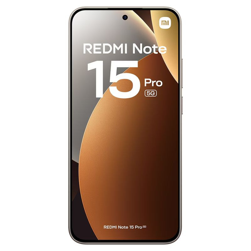Xiaomi Redmi Note 15 Pro 5G 8Go/256Go Titane avec écran bord à bord, poinçon central pour la caméra, bords fins et design élégant titane