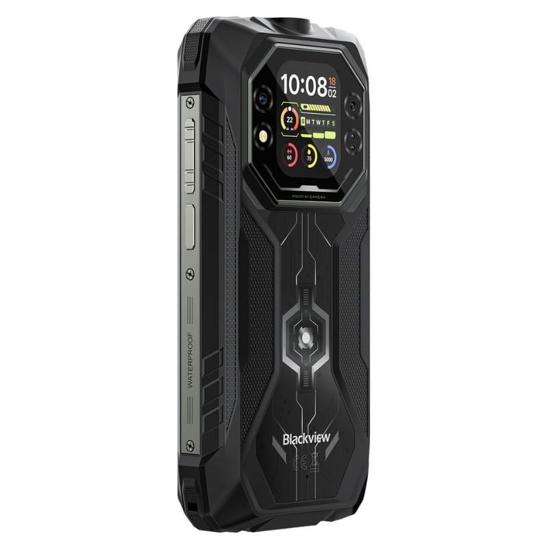 Blackview Rock 1 robusto con pantalla secundaria 2,01 pulgadas, triple cámara trasera, cuerpo rugerizado con bordes metálicos y sello waterproof en lateral