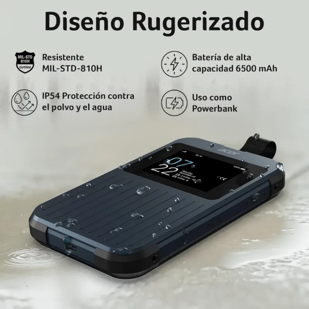 Revestimiento antideslizante y acabado industrial del router Acer M3 5G