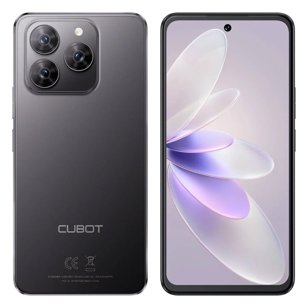 Cubot Note 60 128GB negro con pantalla 7.2 pulgadas, cámara triple trasera, frontal en orificio centrado, marco fino y acabado mate elegante