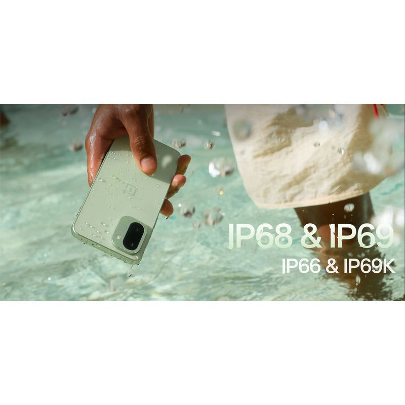 Oneplus 15R 5G 12GB/512GB Negro resistente al agua con certificación IP68 e IP69, acabado mate y módulo de cámara rectangular con doble lente y flash