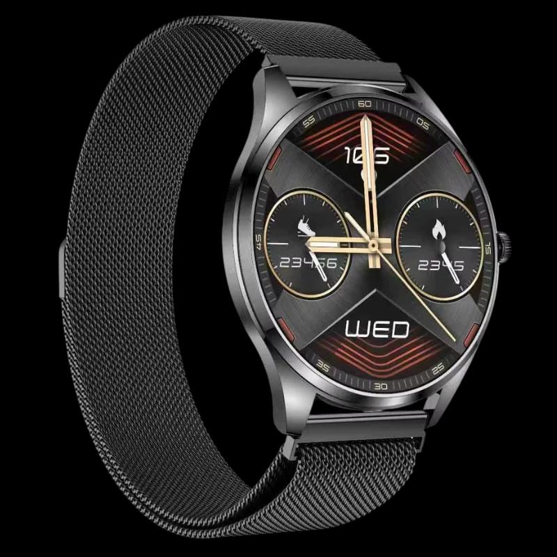 TN99 Smartwatch com Bracelete Milanesa Preto