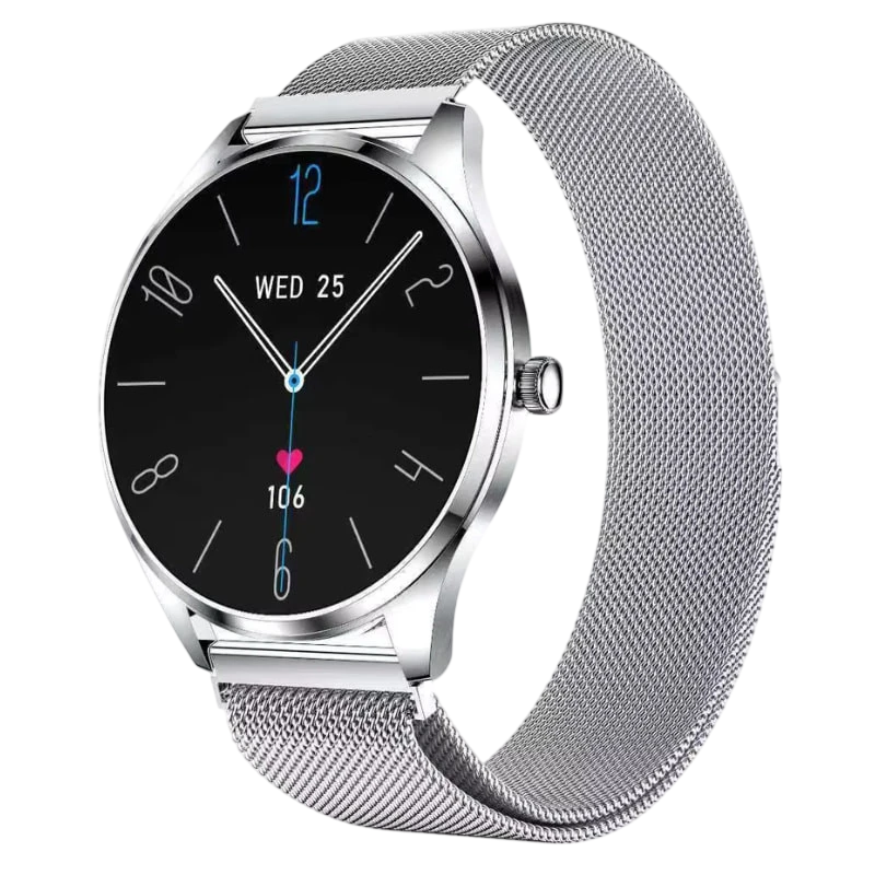 TN99 Smartwatch com Bracelete Milanesa Prata