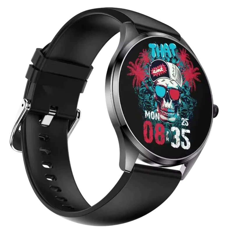 TN99 Smartwatch avec bracelet en silicone Noir