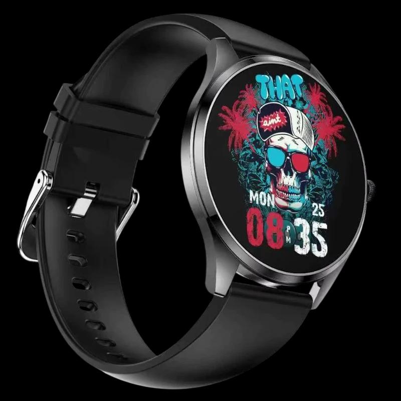 TN99 Smartwatch avec bracelet en silicone Noir
